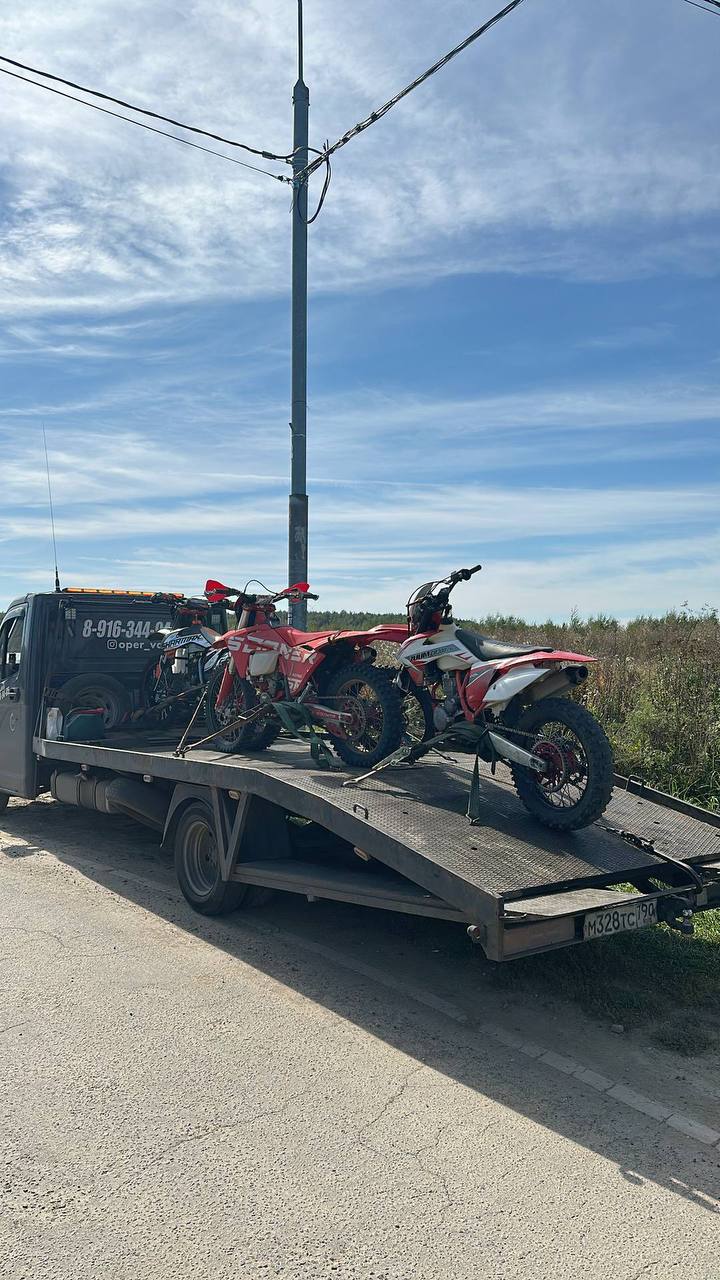 Работа эвакуатора