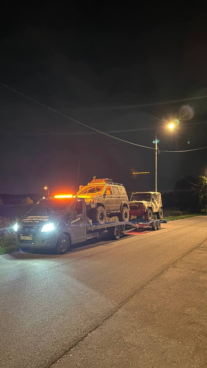 Работа эвакуатора