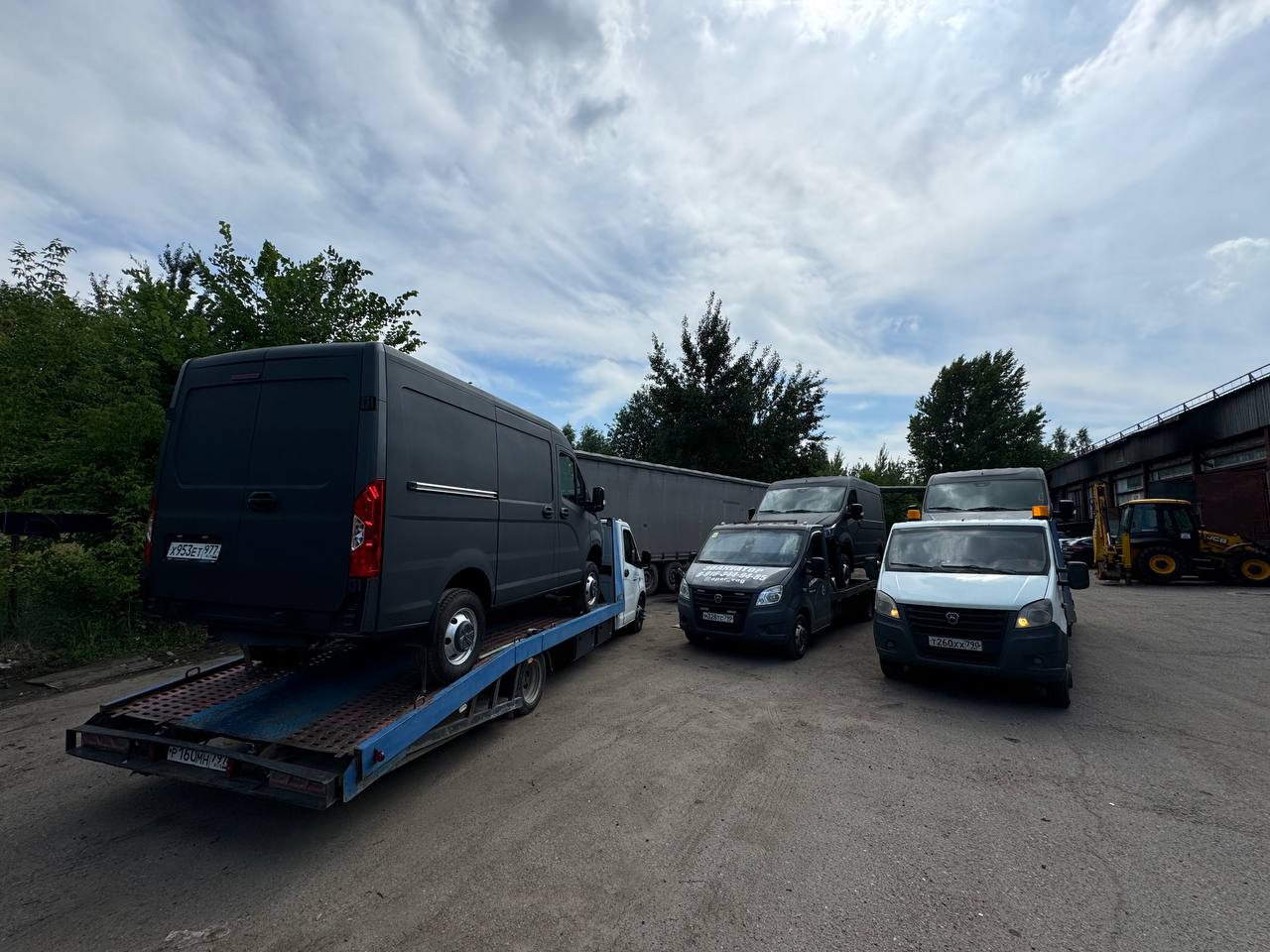 Работа эвакуатора