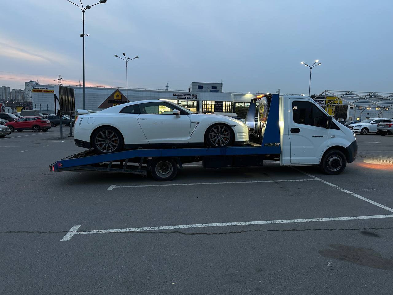 Работа эвакуатора